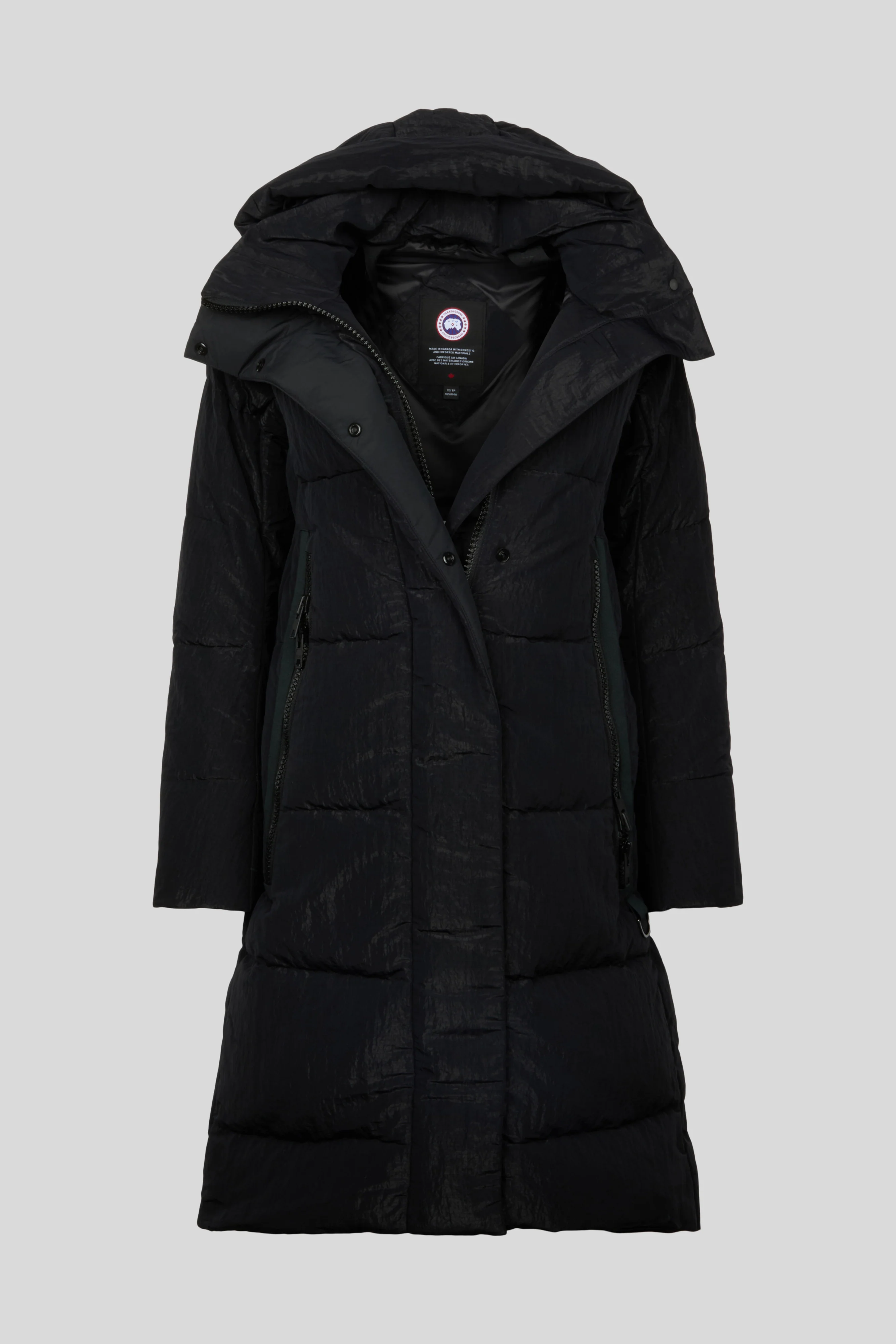 Byward Parka Black Label Shiny Crinkle