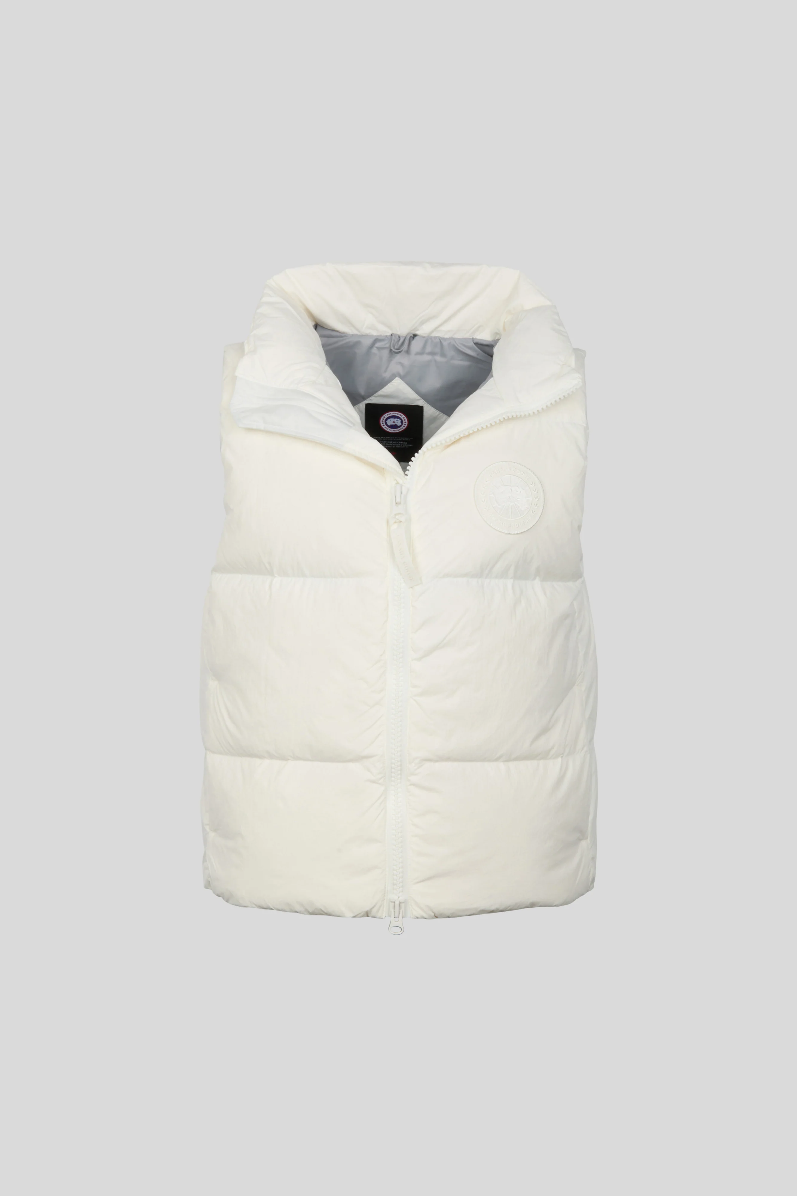 Lawrence Puffer Vest White Disc